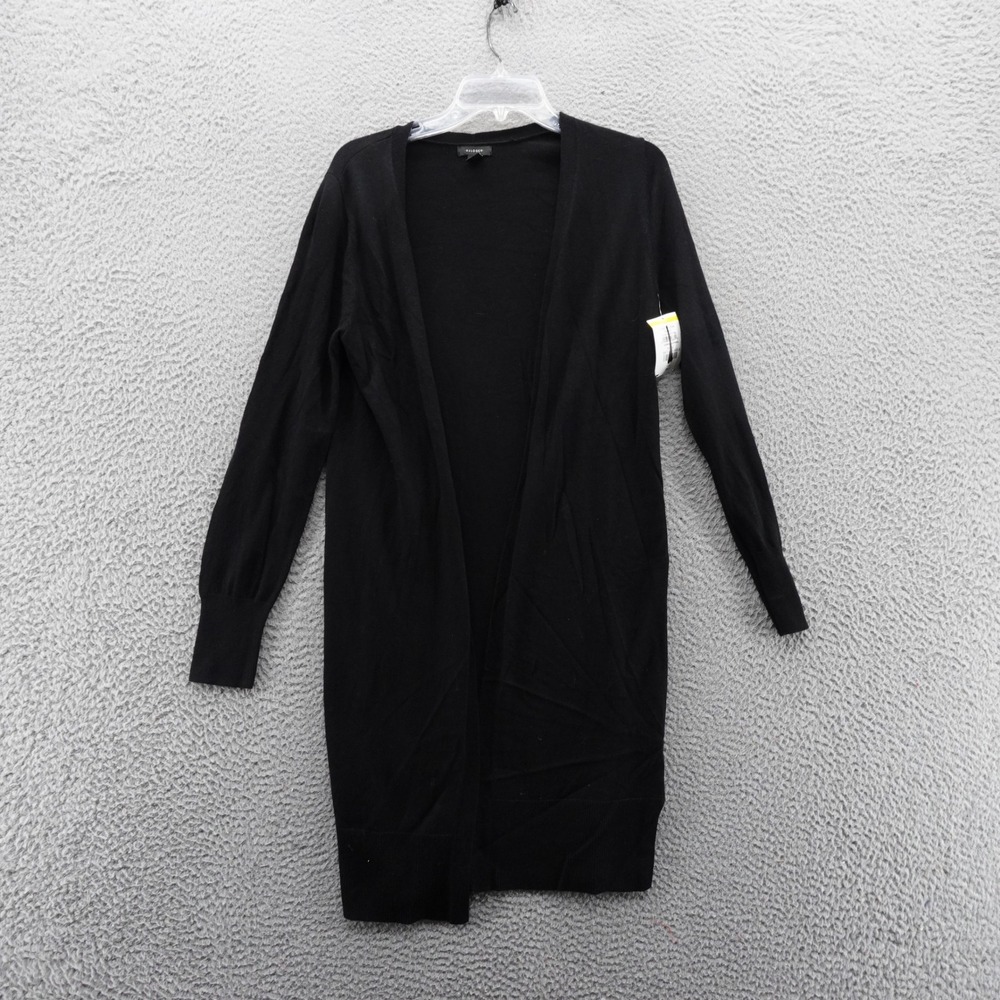 Halogen‎ Black Lightweight Open Front Cardigan Sweater Size Small Womens NEW